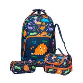 Imagem da oferta Kit Mochila De Rodinha Lancheira Estojo Spector Dinossauro