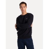 Imagem da oferta Moletom Tommy Jeans Masculino Regular Crewneck Fleece Preto