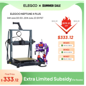 Imagem da oferta ELEGOO NEPTUNE 4 PLUS Impressora 3D FDM com velocidade de impressão de até 500 mm/s com Klipper volume de construçã