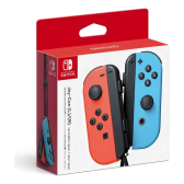 Imagem da oferta Controle joystick sem fio Nintendo Switch Joy-Con (L)/(R) LED RGB vermelho-neón/azul-neón