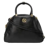 Imagem da oferta Bolsa Tote Tiracolo Média Gabriela Logo Metalizada Preto