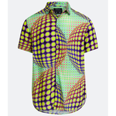 Imagem da oferta Camisa Regular em Viscose com Estampa Conceitual