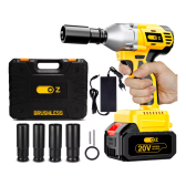 Imagem da oferta Chave De Impacto A Bateria 1/2 Polegada Motor Brushless 20v Ch3500 Bivolt Oz