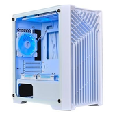 Imagem da oferta Gabinete Gamer Rise Mode X1 Mid Tower ATX Lateral em Vidro Temperado Branco - RM-X1-01-FW