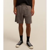 Imagem da oferta Bermuda Slim em Moletom com Cós Elástico e Etiqueta na Barra