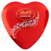 Imagem da oferta Lata de Coração para Presente Lindt Lindor Trufas Chocolate ao Leite 50g com 4 Unidades