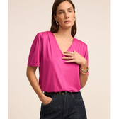 Imagem da oferta Blusa em Viscolycra com Detalhe de Pregas nos Ombros