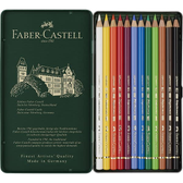 Imagem da oferta Lápis de Cor 12 cores Polychromos 110012 Faber-Castell - ET 12 UN