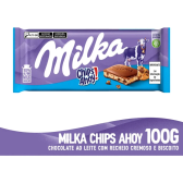 Imagem da oferta Chocolate Milka Chips Ahoy 100g Importado