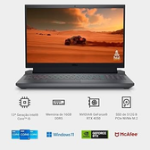 Imagem da oferta Notebook Gamer Dell G15-i1300-A45P 15.6" FHD 13ª Geração Intel Core i5 16GB 512GB SSD NVIDIA RTX 4050 Windows 11