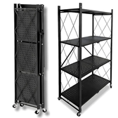 Imagem da oferta Estante Rack Aço Multiuso Prateleira Organizadora Modelo Industrial Reforçada Luxo Dobrável Decoração Apartamento E