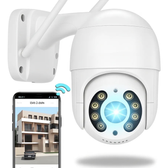 Imagem da oferta Câmera Ip A8 App Icsee Infravermelho Prova D'água Externa Wifi Hd 3 Cor Branco