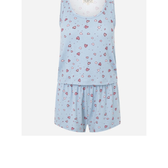 Imagem da oferta Pijama Short Doll em Tricô com Estampa de Corações