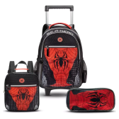 Imagem da oferta Kit Mochila De Rodinhas Lancheira Estojo Spider Aranha Hero