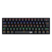Imagem da oferta Teclado Mecânico Gamer Redragon Lakshmi K606R 60% LED Rainbow Switch Redragon MK II ABNT2 Preto - K606R (PT-BLUE)