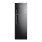 Imagem da oferta Geladeira Electrolux Frost Free 380L AutoSense Duplex Black Inox Look (TF41B)