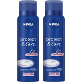 Imagem da oferta Kit Desodorante Aerossol NIVEA Protect & Care 150ML - 2 Unidades Nivea pacote de 2