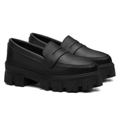 Imagem da oferta Mocassim Liso Tratorado Slip On Feminino Conforto Dia a Dia