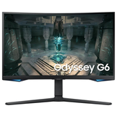 Imagem da oferta Monitor Gamer Samsung Odyssey G6 Curvo 27 LED 2K QHD 240 Hz 1ms HDMI e DisplayPort HDR FreeSync Premium LS27BG650ELXZD