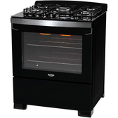 Imagem da oferta Fogão 5 Bocas Preto com Frente em Vidro Preto e Timer Digital Dako Diplomata Grill Bivolt