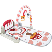 Imagem da oferta TAPETE DE ATIVIDADES GINÁSIO PARA BEBÊS COM PIANO MUSICAL BIBI JOY (Cogumelo)