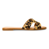 Imagem da oferta Sandália Flat Feminina Com Estampa De Onça Vizzano