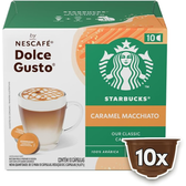 Imagem da oferta Starbucks Caramel Macchiato By Nescafé Dolce Gusto 1 caixa com 10 cápsulas