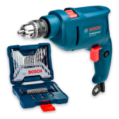 Imagem da oferta Furadeira De Impacto Bosch Gsb 450 Re + Kit X-line 33 Peças