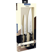 Imagem da oferta Jogo de Facas 3 Peças Tramontina Century Preto