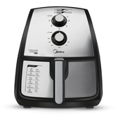 Imagem da oferta Fritadeira Airfryer 4l Cor Inox Midea Fxa41