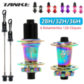 Imagem da oferta TANKE-Mountain Bike Hub Freio a Disco 120 Clique 6 Rolamentos MT