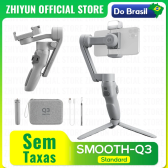 Imagem da oferta Estabilizador Zhiyun Smooth Q3 3 eixos tripé portátil compatível com iPhone e Android
