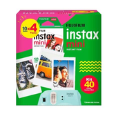 Imagem da oferta Filme Fujifilm Instax Mini Branco 40 Fotos 54 X 86 mm ISO 800