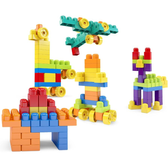 Imagem da oferta Blocos de Montar Infantil Educativo 100 Peças Blocolândia Dismat