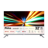 Imagem da oferta Smart TV Philco 32 Led Dolby Áudio Prata PTV32M9GACGB 127 Volts