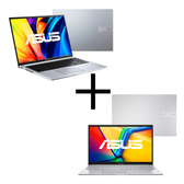Imagem da oferta Kit Notebooks Asus Vivobook 16 i7-1355U 16GB SSD 1TB W11 X1605VA-MB764W + Vivobook 15 i5-1334U 8GB SSD 512GB W11 X1504VA-NJ1740W