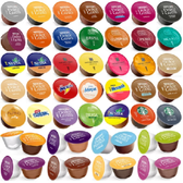 Imagem da oferta 50 Capsulas Dolce Gusto Sortido Variada Café Filtrados Espressos Cremosos Cappuccinos