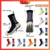 Imagem da oferta Kit 3 Meias Esportivas Futebol Antiderrapantes