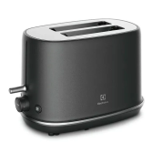 Imagem da oferta Torradeira Elétrica Electrolux Inox Preta Expert com 7 Níveis de Tostagem (TOP70) - 127V