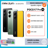 Imagem da oferta Poco X7 PRO 5G 256GB e 8GB RAM Processador Dimensity 8400-Ultra Câmera 50MP Bateria 6000Mah