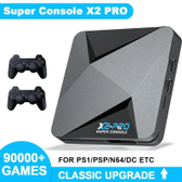 Imagem da oferta Super Console X2 Pro 256GB 4K Alta Definição 2.4G/5G Dual Wifi Integrado Mais de 70.000 Jogos