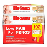 Imagem da oferta Lenço Umedecido Huggies Puro & Natural - 4 Unidades