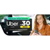 Imagem da oferta Ganhe um Voucher de R$ 30 na Uber Assinando o Plano Kaspersky Premium