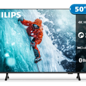 Imagem da oferta Smart Tv Philips 50 4k 50pug7300 Comando De Voz Bluetooth