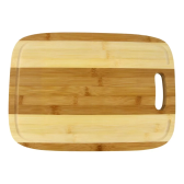 Imagem da oferta Tábua De Bambu P/ Corte Churrasco Legumes Com Pegador- Clink Cor Marrom