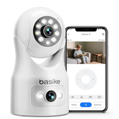 Imagem da oferta Basike Câmera de Segurança Wi-Fi 360º 1080p Full HD Visão Panorâmica e Detecção Humana-4MP Monitoramento Intelige
