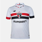 Imagem da oferta Camisa Masculina NB Home SPFC 2024 Jogador Masculino BrancoVermelhoPreto P