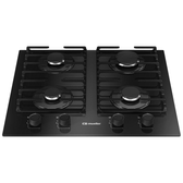 Imagem da oferta Cooktop Mueller 4 Bocas 59cm com Grade Dupla MCG4BM Bivolt