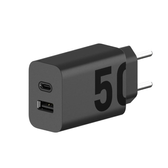 Imagem da oferta Motorola Carregador Turbo Power 50W Porta Dupla USB-C USB-A