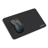 Imagem da oferta Kit Mouse 3600DPI 7 Botões RGB e Mousepad Armory Warrior - MO396